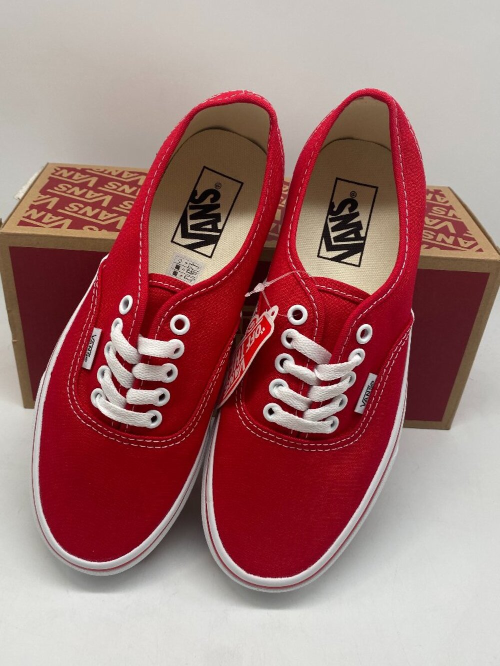 VANS AUTHENTIC RED US WOMEN VARIOUS SIZE